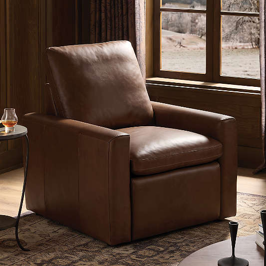 Tillery 35.75" Leather Power Recliner Chair
