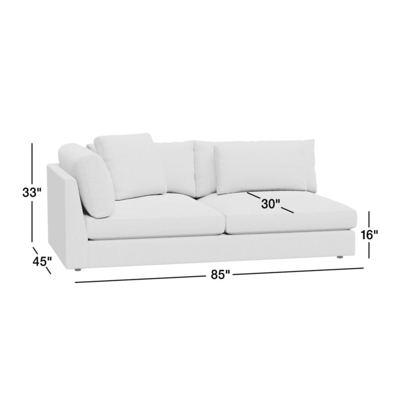 Monterey Upholstered Left-Arm Sofa