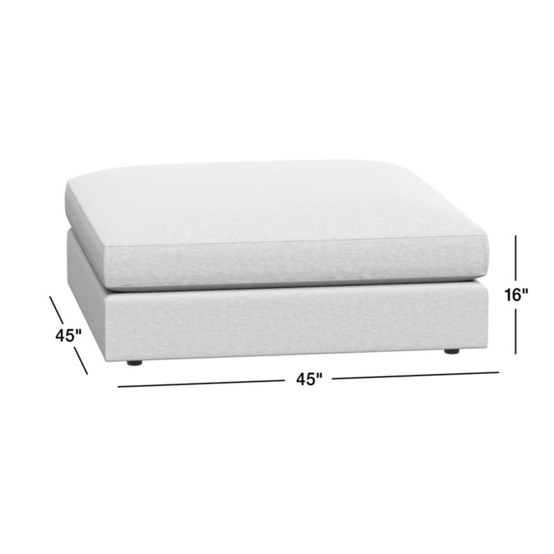 View Monterey Upholstered Ottoman 45" - image 3 of 11