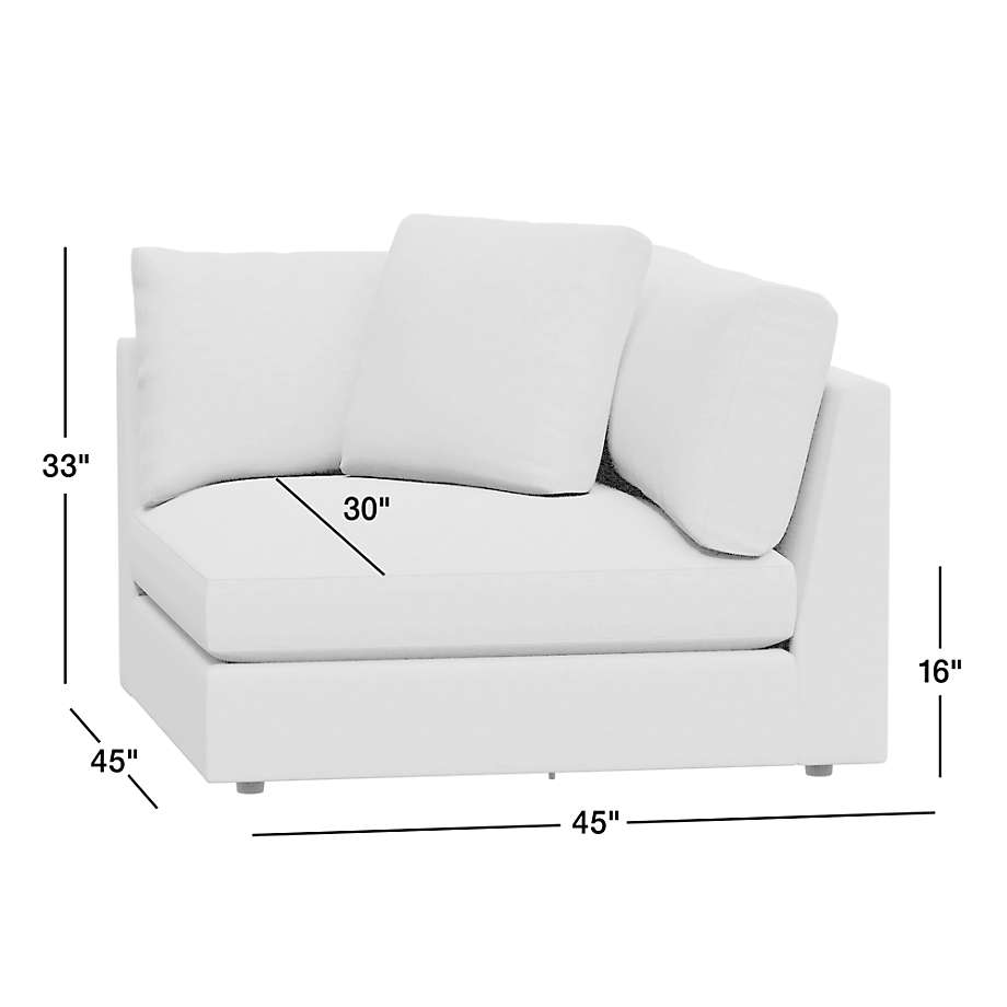View Monterey Upholstered Corner Chair - image 6 of 15