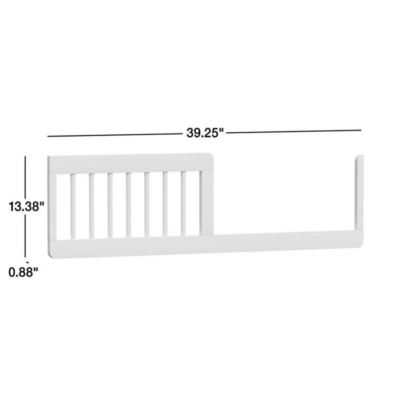 View Redondo Upholstered Wood Toddler Bed Rail - image 2 of 3