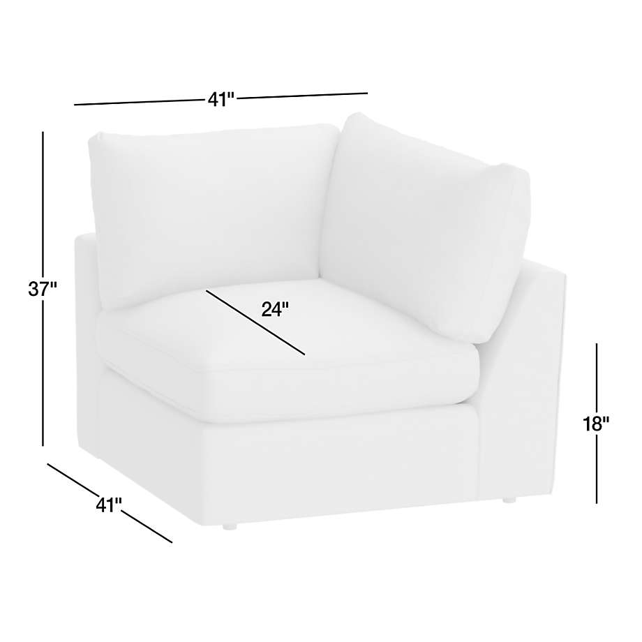 View Lounge Corner Sectional Piece - image 5 of 6