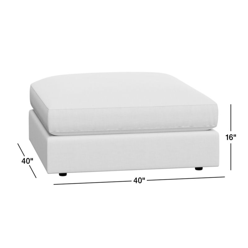 View Monterey Upholstered Ottoman 40" - image 3 of 15