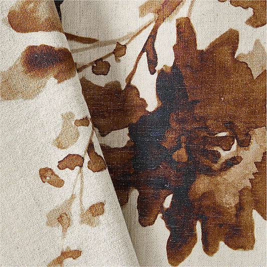 Watercolor Floral Linen Cotton 60" x 102" Tablecloth