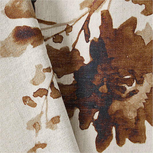 Watercolor Floral Linen Cotton 60" x 102" Tablecloth