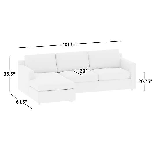 Barrett II 2-Piece Left Arm Chaise Sectional