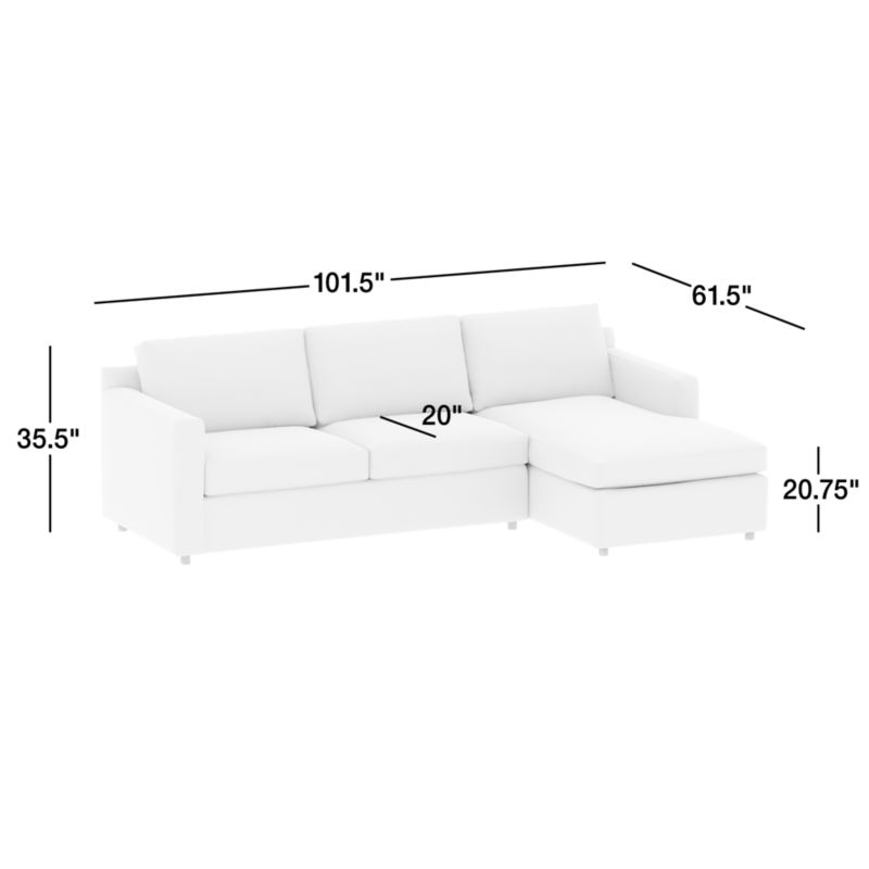 View Barrett II 2-Piece Right Arm Chaise Sectional Sofa - image 3 of 8