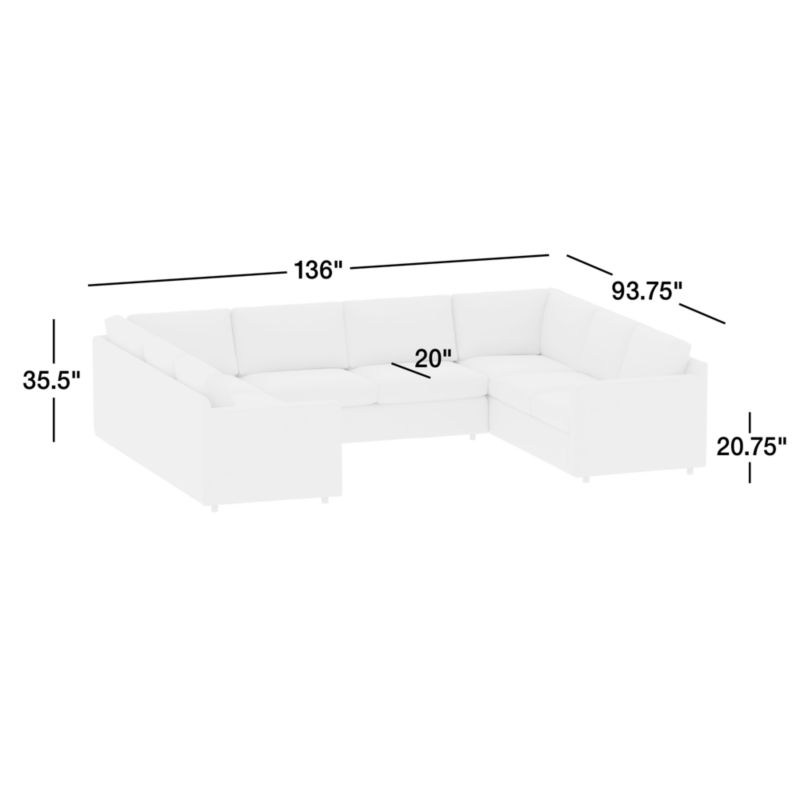 View Barrett II 3-Piece U Sectional Sofa - image 2 of 10