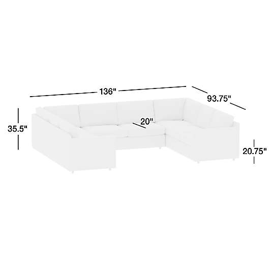 Barrett II 3-Piece U Sectional Sofa