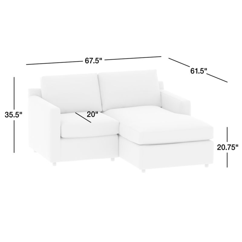 View Barrett II 2-Piece Small Space Sectional Sofa - image 3 of 11