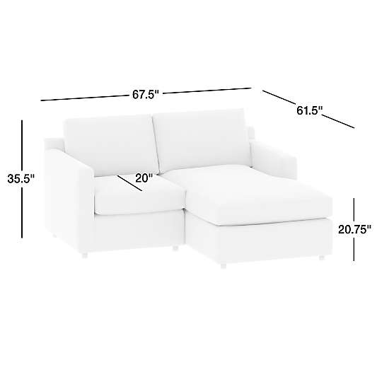 Barrett II 2-Piece Small Space Sectional Sofa