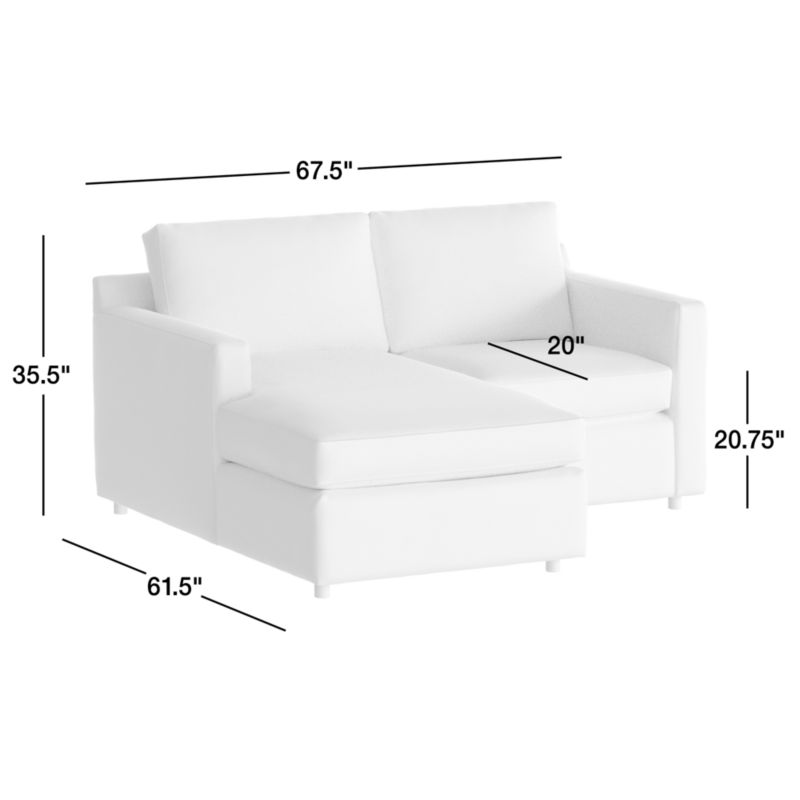 View Barrett II 2-Piece Small Space Sectional Sofa - image 2 of 10