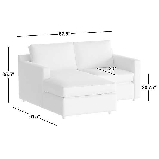 Barrett II 2-Piece Small Space Sectional Sofa