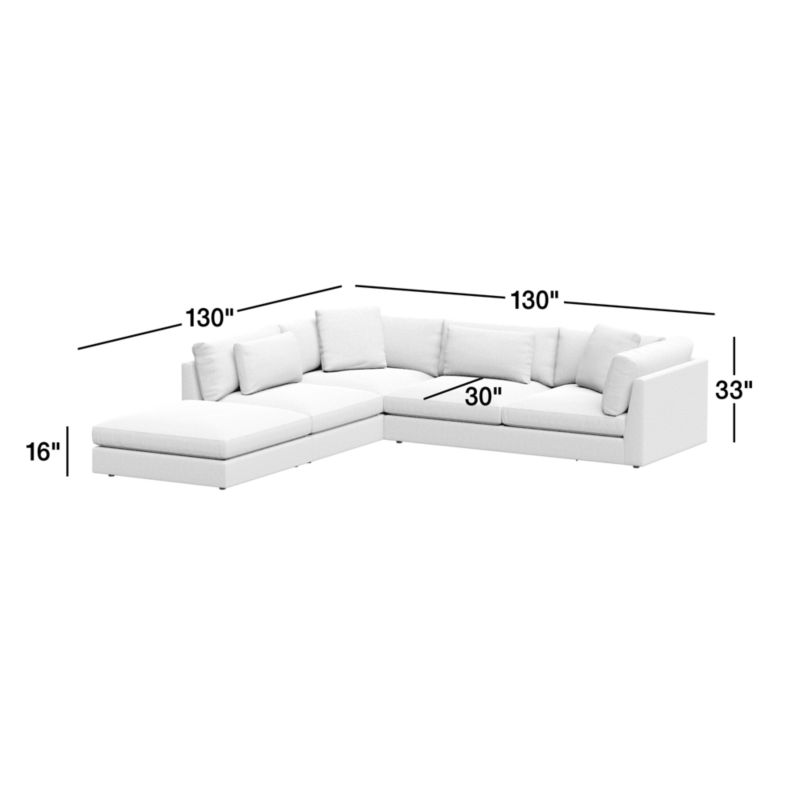 View Monterey Modular 3-Piece L-Shaped Sectional Sofa - image 3 of 19