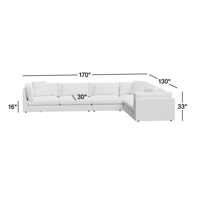 View Monterey Modular 4-Piece L-Shaped Sectional Sofa - image 3 of 21