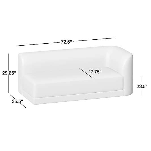 Contour Right-Arm Sofa Sectional Piece