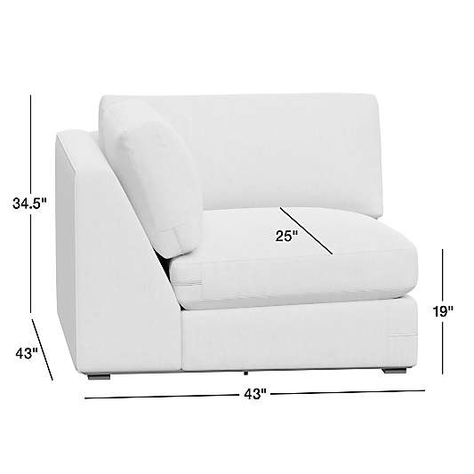 Lakeview Corner Chair Sectional Piece