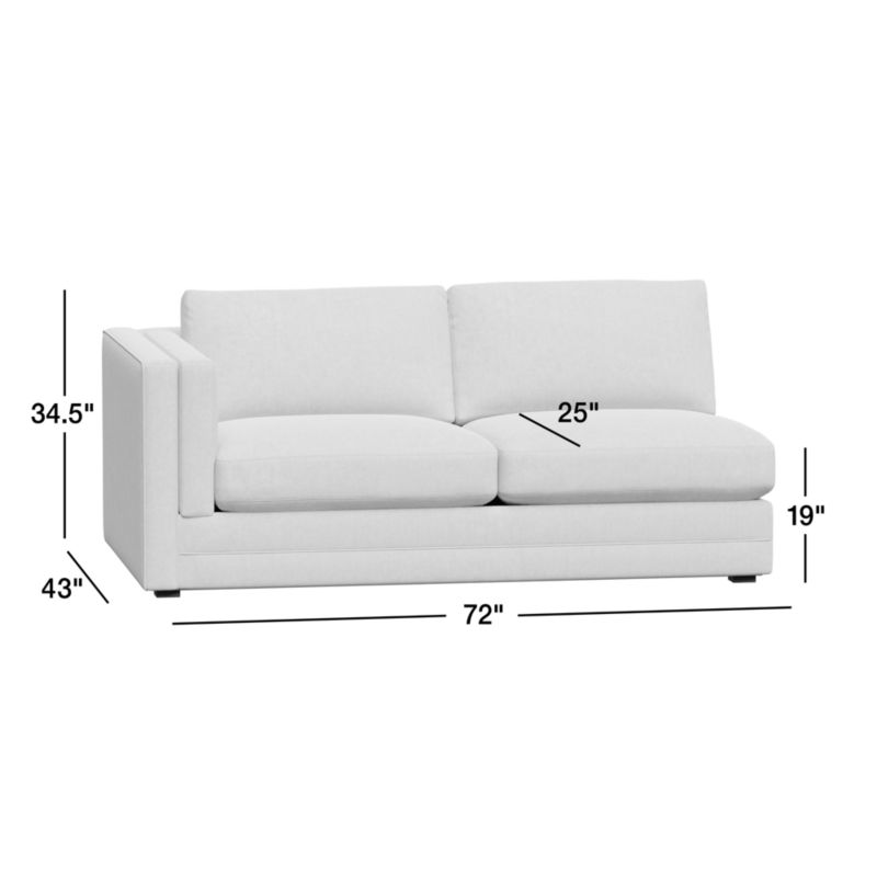 Lakeview Upholstered Left-Arm Sofa