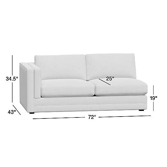 Lakeview Upholstered Left-Arm Sofa
