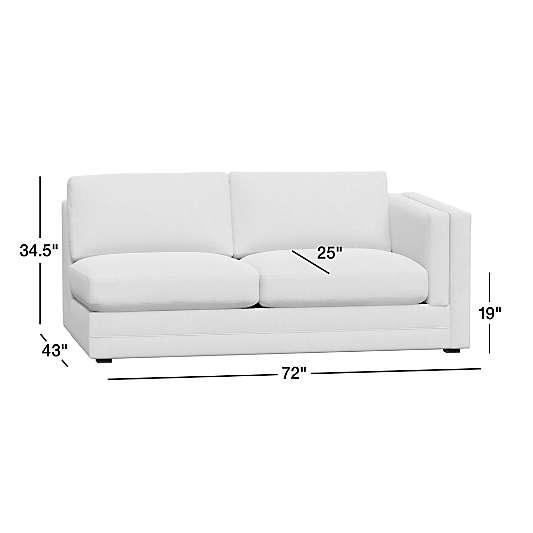 Lakeview Right-Arm Sofa Sectional Piece