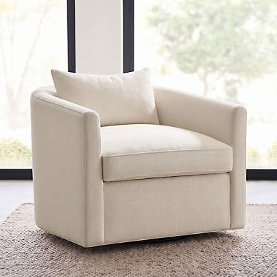Drew Grande Swivel Accent Chair