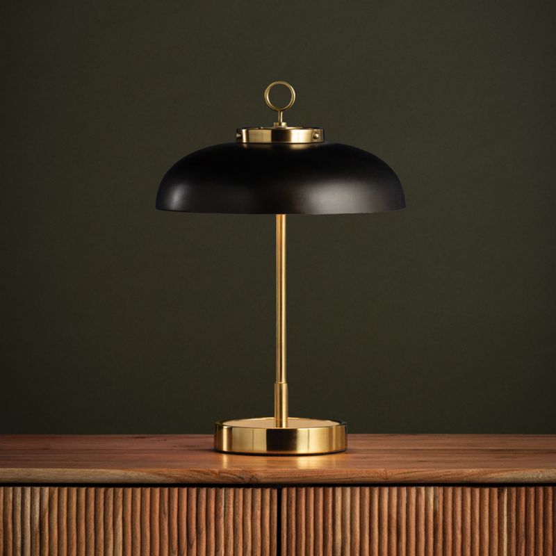 Osuna Brass Rechargeable Table Lamp 16" - image 6 of 10