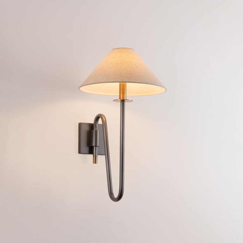 Martos Brass Wall Sconce 20.5" - image 2 of 8
