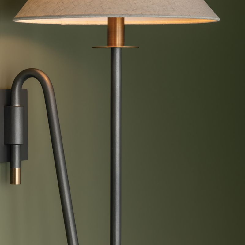 Martos Brass Wall Sconce 20.5" - image 7 of 8