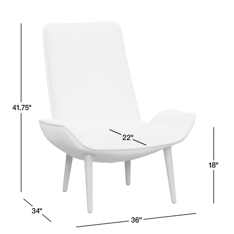 View Cova Mid-Century Wing Chair - image 3 of 9