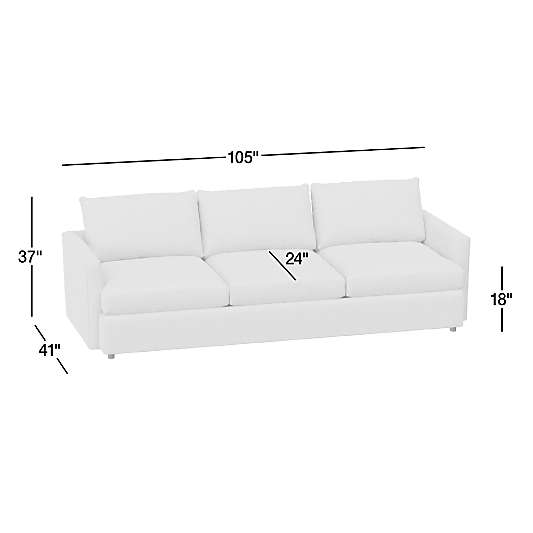 Lounge 3-Seat Grande Sofa 105"