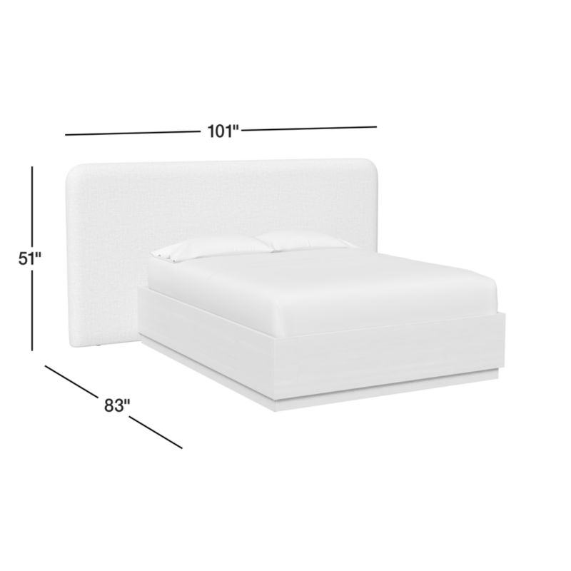 View Somers Upholstered Queen Headboard and Wood Storage Bed - image 3 of 9