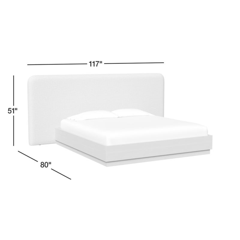 View Somers Upholstered King Headboard and Wood Storage Bed - image 3 of 9