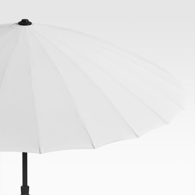 9' Dome White Outdoor Patio Umbrella - image 8 of 13