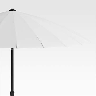 9' Dome White Outdoor Patio Umbrella