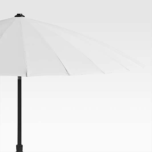 9' Dome White Outdoor Patio Umbrella
