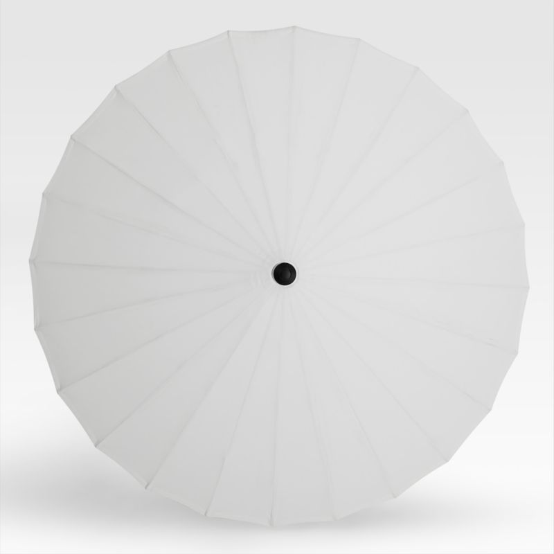 9' Dome White Outdoor Patio Umbrella - image 9 of 13