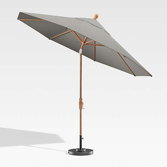 9' Round Sunbrella ® Patio Umbrella with Frame