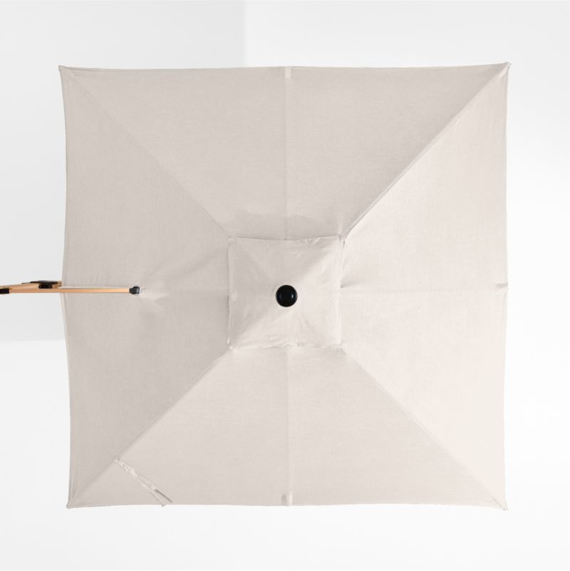 9' Square Canvas Canvas Sunbrella® Cantilever Outdoor Patio Umbrella with Faux Wood Metal Frame - image 4 of 6