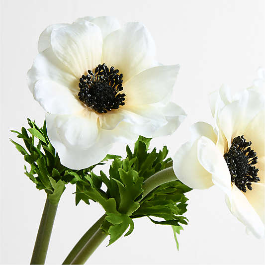 Faux Anemone Stem Set of 3 by Abigail Ahern