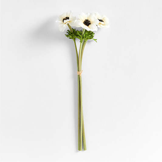 Faux Anemone Stem Set of 3 by Abigail Ahern