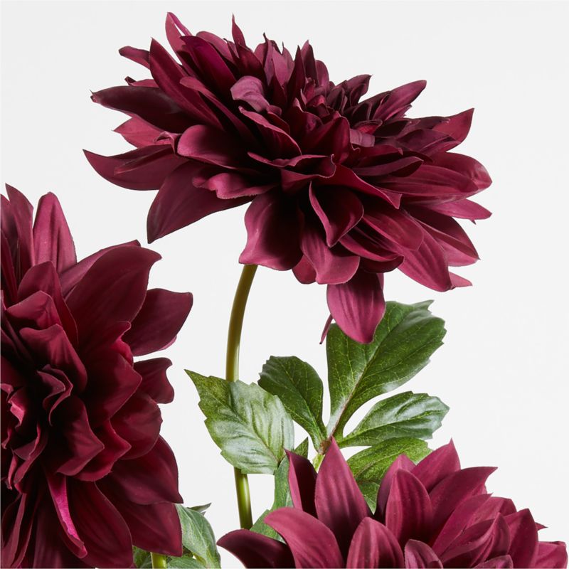 Faux Burgundy Dahlia Stem 24" by Abigail Ahern - image 3 of 4