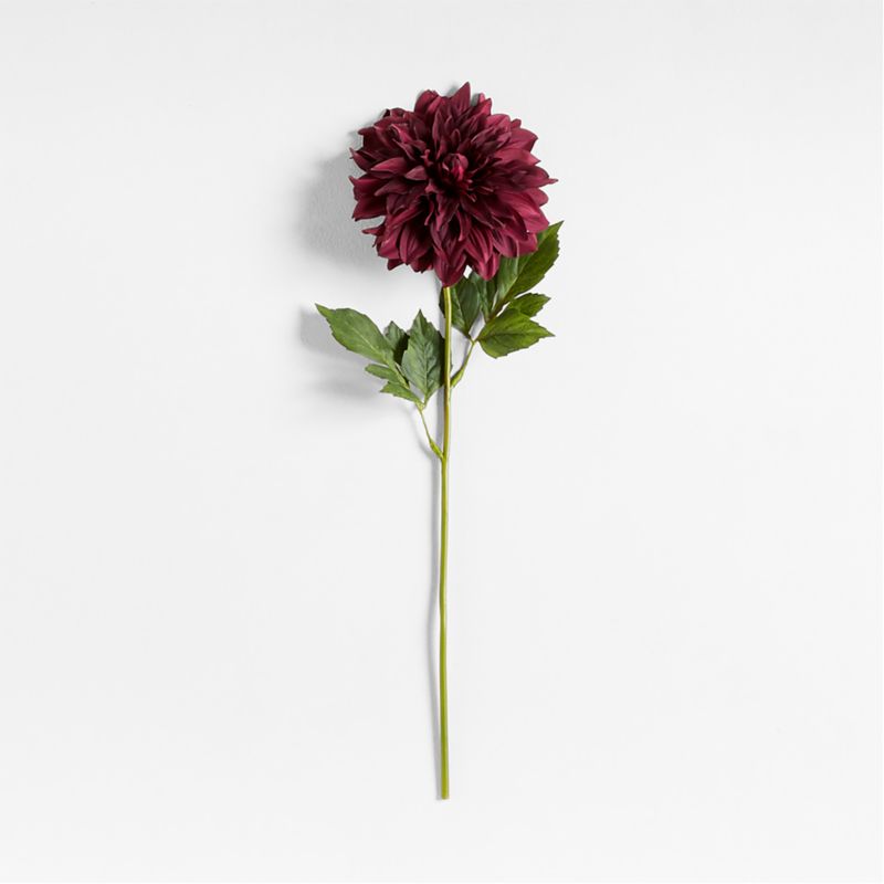 Faux Burgundy Dahlia Stem 24" by Abigail Ahern - image 0 of 4