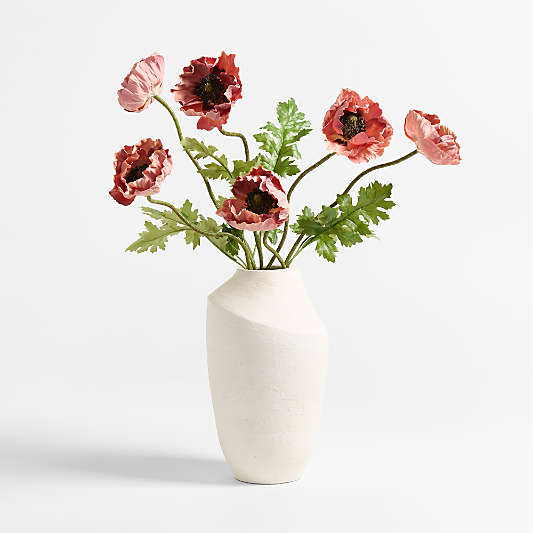 Faux Copper Lisianthus Stem 24", Set of 3 by Abigail Ahern