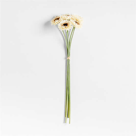 Faux Gerbera Daisy Stems 24", Set of 5 by Abigail Ahern