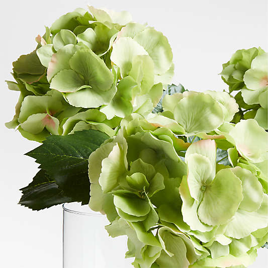 Faux Green Hydrangea Stem 20" by Abigail Ahern