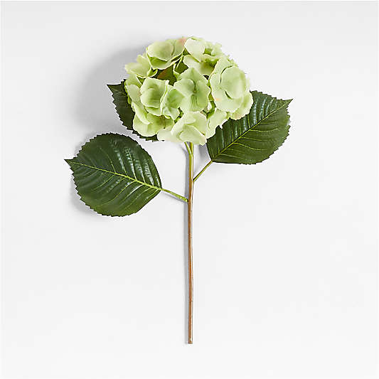 Faux Green Hydrangea Stem 20" by Abigail Ahern