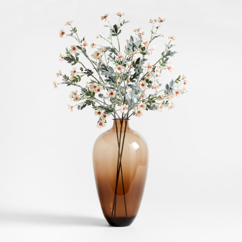 Antiguo White Terracotta Vase 8"
