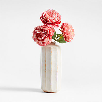 View Faux Pink Peony Stem 24" by Abigail Ahern details