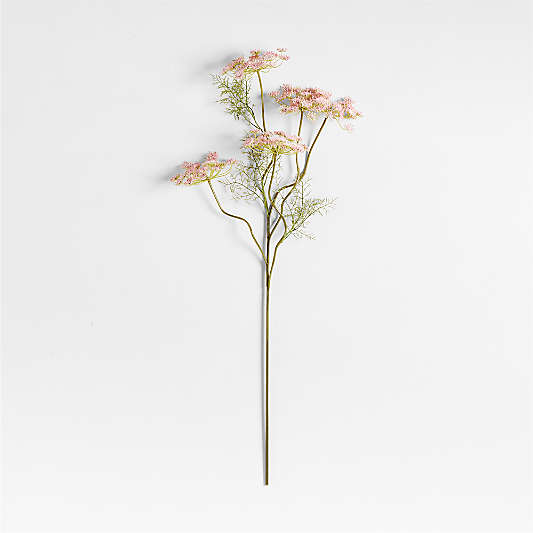 Faux Pink Queen Anne's Lace Stem 43" by Abigail Ahern