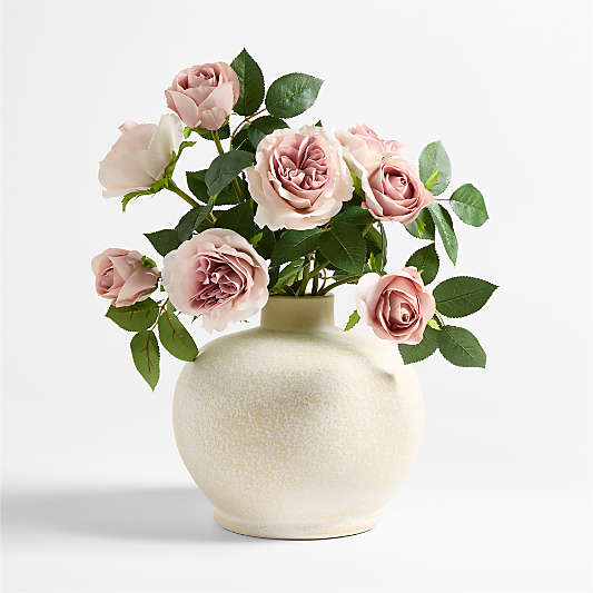 Faux Tea Stained Rose Stem 18" by Abigail Ahern